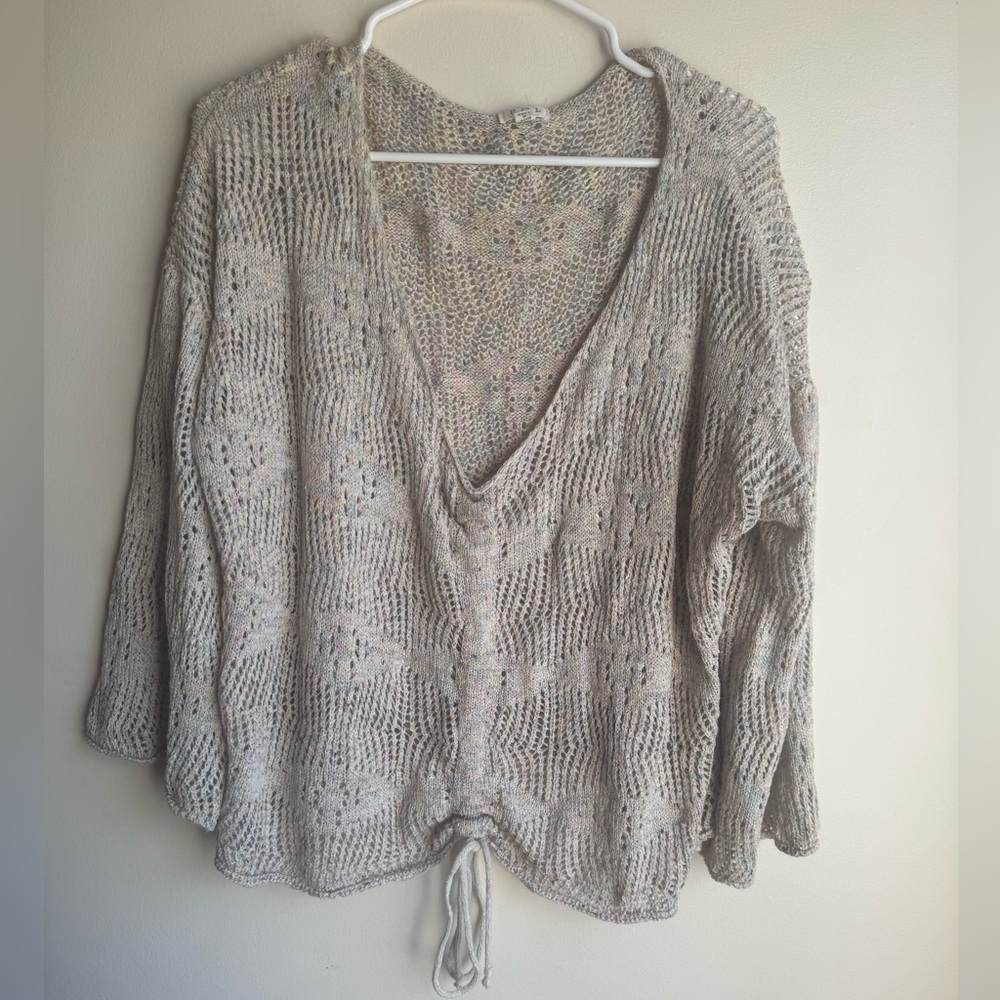 POL Multicolor Knit Top Sweater Size Large
